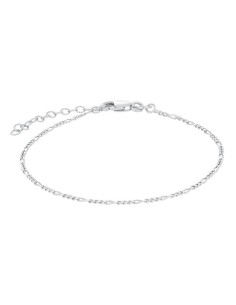 NORDAHL JEWELLERY | Rhod. sølvarmbånd FIGARO52 1,2mm