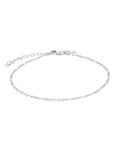 NORDAHL JEWELLERY | Rhod. sølvarmbånd FIGARO52 1,2mm