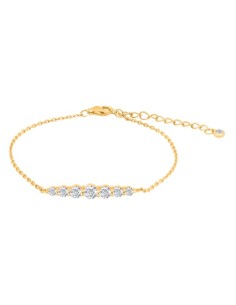 JOANLI NOR | Forgyldt sølv armbånd LINDANOR