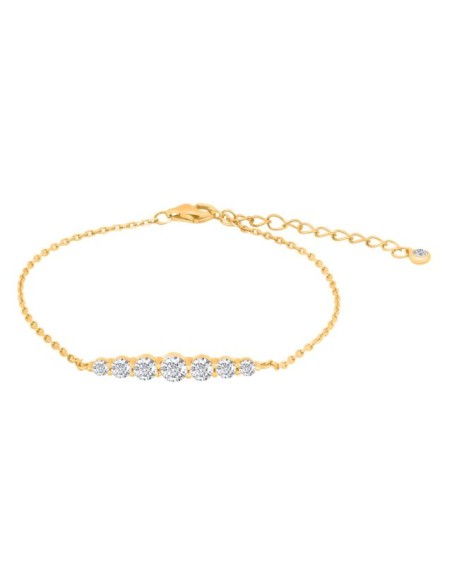 JOANLI NOR | Forgyldt sølv armbånd LINDANOR