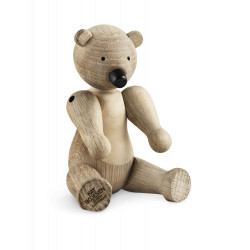 KAY BOJESEN - BJØRN - TRÆFIGUR I UBEHANDLET EG OG AHORN