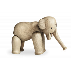 KAY BOJESEN - ELEFANT - TRÆFIGUR I UBEHANDLET EG 2