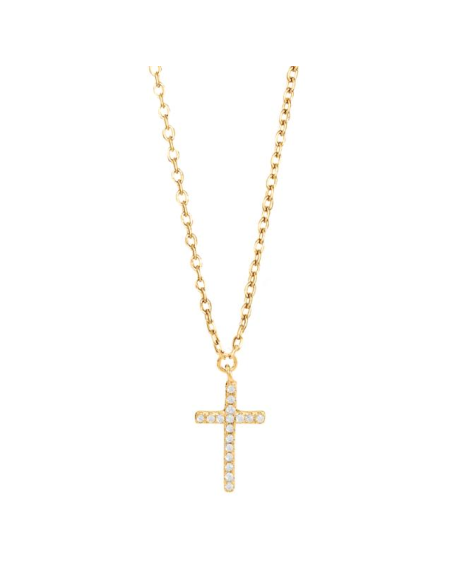 JOANLI NOR | Forgyldt vedhæng ALAINENOR kors inkl. kæde JOANLI NOR | Forgyldt vedhæng ALAINENOR kors inkl. kæde