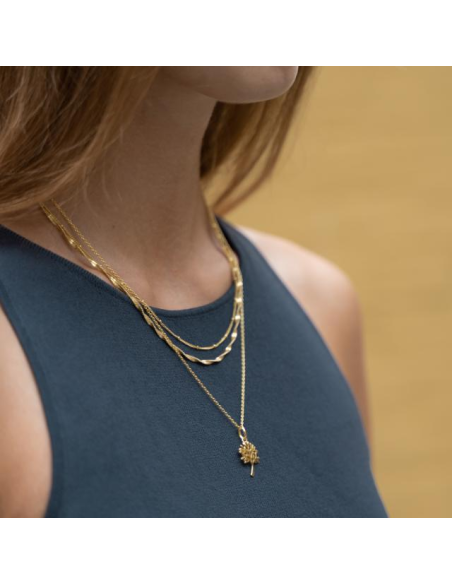 TREE52 vedhæng i forgyldt sølv | Nordahl Jewellery