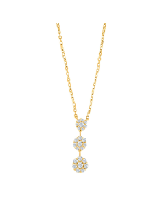 JOANLI NOR | Forgyldt sølv vedhæng LISANOR