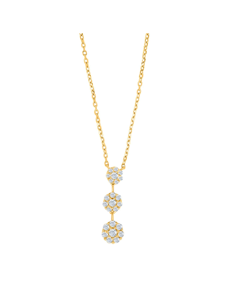 JOANLI NOR | Forgyldt sølv vedhæng LISANOR