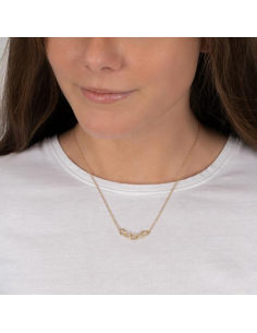 JOANLI NOR | Forgyldt sølv vedhæng JASMINNOR 2