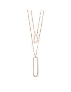 JOANLI NOR | Rosafg Sølv vedhæng LENENOR