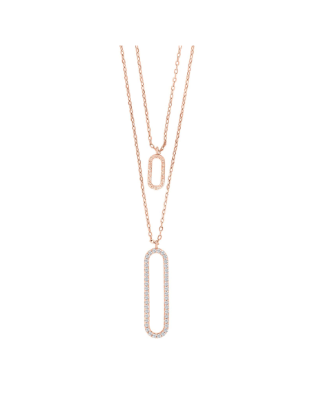 JOANLI NOR | Rosafg Sølv vedhæng LENENOR