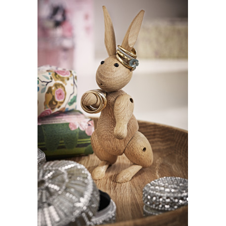 KAY BOJESEN - KANIN - TRÆFIGUR I UBEHANDLET EG