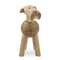 KAY BOJESEN - HUNDEN TIM - TRÆFIGUR I UBEHANDLET EG 2