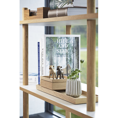 KAY BOJESEN - HUNDEN TIM - TRÆFIGUR I UBEHANDLET EG