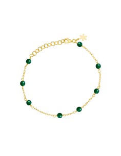 SUSANNE FRIIS BJØRNER | Armbånd forgyldt med grøn agat