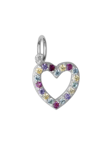 SUSANNE FRIIS BJØRNER | Hjerte vedhæng med zirkoner