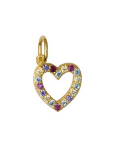 SUSANNE FRIIS BJØRNER | Hjerte vedhæng med zirkoner