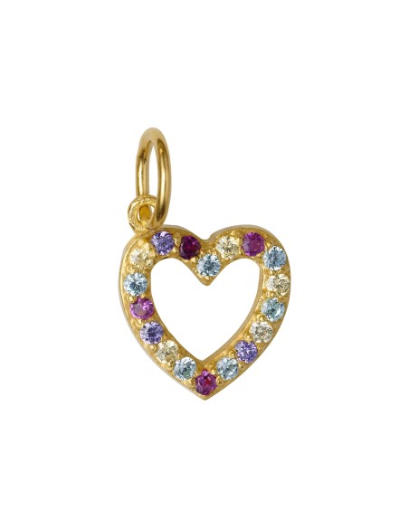 SUSANNE FRIIS BJØRNER | Hjerte vedhæng med zirkoner