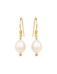 SUSANNE FRIIS BJØRNER | Ørestikker forgyldt m. ferskvandsperle