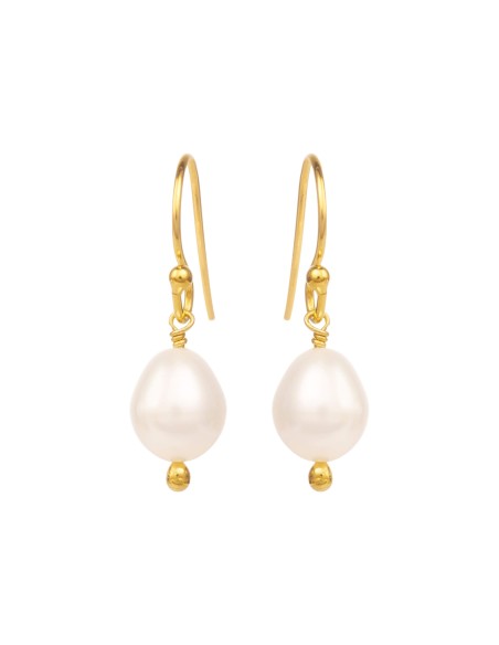 SUSANNE FRIIS BJØRNER | Ørestikker forgyldt m. ferskvandsperle