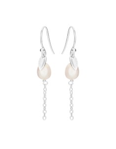 SUSANNE FRIIS BJØRNER | Øreringe i sølv med hvide perler