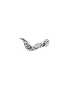 STINE A | Petit Silver Splash Ørering – Ladylike Silver