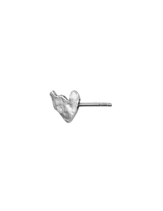 STINE A | Petit Gold Splash Ørering - Disco Heart Silver