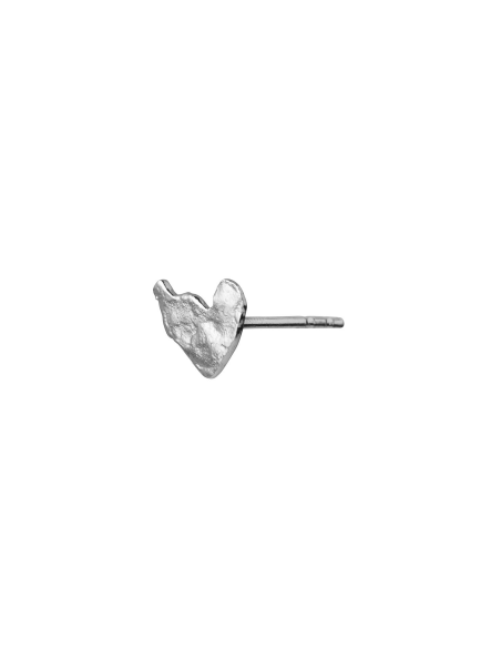 STINE A | Petit Gold Splash Ørering - Disco Heart Silver STINE A | Petit Gold Splash Ørering - Disco Heart Silver