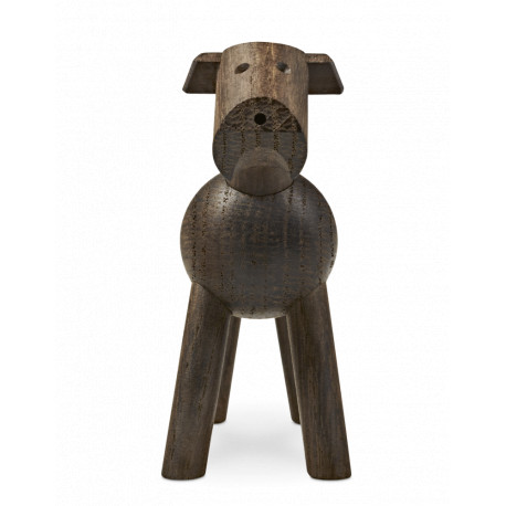 KAY BOJESEN - HUNDEN TIM - TRÆFIGUR I UBEHANDLET EG