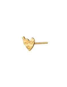 STINE A | Petit Gold Splash Ørering - Disco Heart