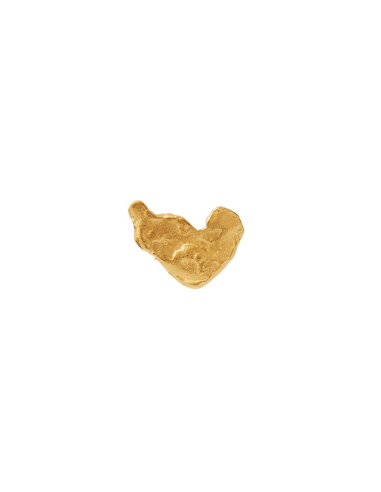 STINE A | Petit Gold Splash Ørering - Disco Heart