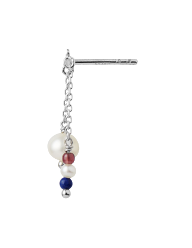 STINE A | Petit Gold Splash Ørering - Chains & French kiss - Silver