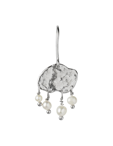 STINE A | Big Gold Splash Earring – Elegant Pearls Silver