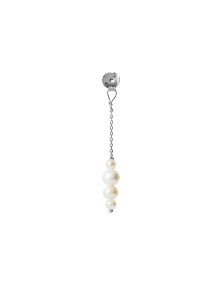 STINE A | Pearl Berries Behind Ear Earring Silver STINE A | Pearl Berries Behind Ear Earring Silver