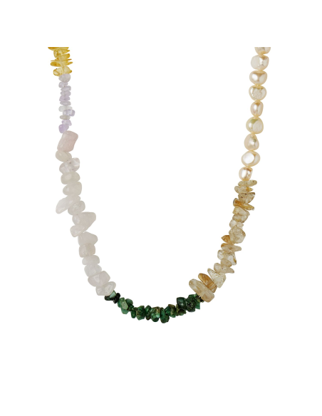 STINE A | Crispy Coast Necklace - Pacific Colors with Pearls & Gemstones STINE A | Crispy Coast Necklace - Pacific Colors with Pearls & Gemstones