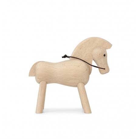 KAY BOJESEN - HEST - TRÆFIGUR I UBEHANDLET BØG