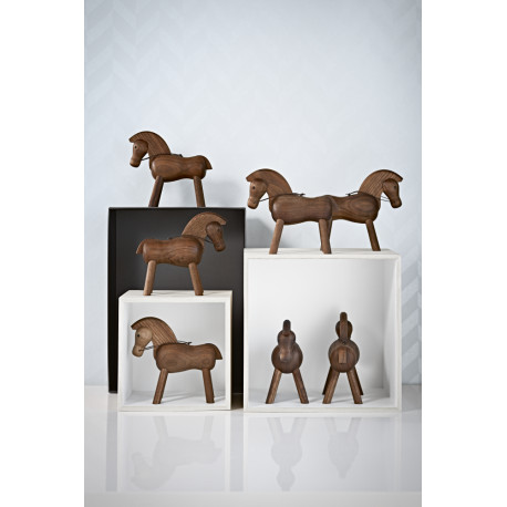 KAY BOJESEN - HEST - TRÆFIGUR I UBEHANDLET BØG