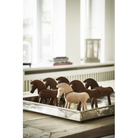 KAY BOJESEN - HEST - TRÆFIGUR I UBEHANDLET BØG