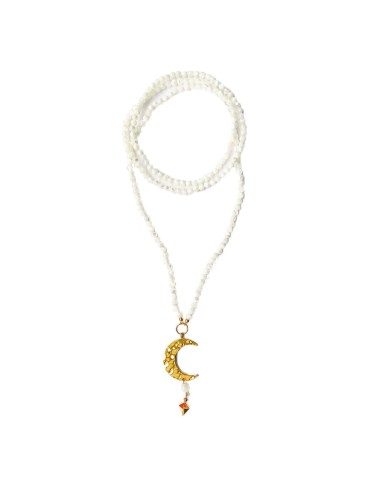 IZABEL CAMILLE | Mie Moltke - Necklace Stainless Steal with Marble Pearls