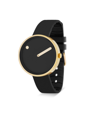 PICTO | 34 MM / BLACK DIAL / BLACK BIO BASED TPU STRAP