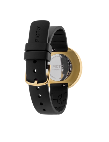 PICTO | 34 MM / BLACK DIAL / BLACK BIO BASED TPU STRAP