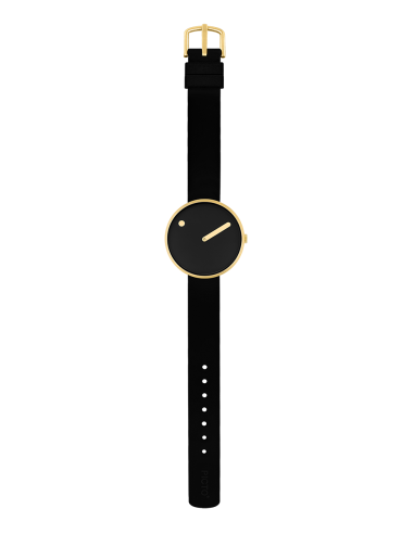 PICTO | 34 MM / BLACK DIAL / BLACK BIO BASED TPU STRAP
