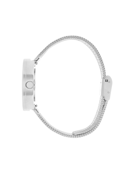 PICTO | 34 MM / BLACK DIAL / MATT STEEL MESH BAND