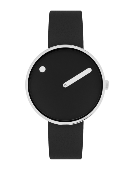 PICTO | 34 MM / BLACK DIAL / BLACK BIO BASED TPU STRAP