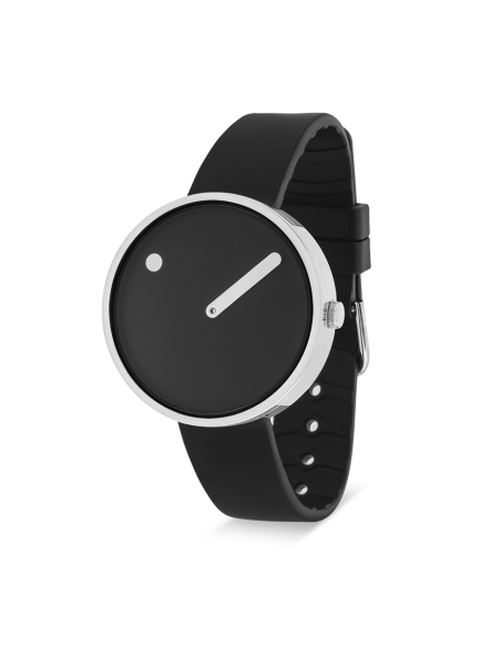 PICTO | 34 MM / BLACK DIAL / BLACK BIO BASED TPU STRAP