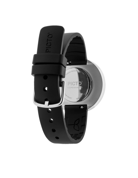 PICTO | 34 MM / BLACK DIAL / BLACK BIO BASED TPU STRAP