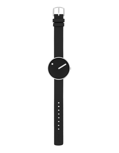 PICTO | 34 MM / BLACK DIAL / BLACK BIO BASED TPU STRAP