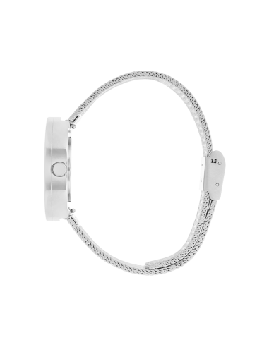 PICTO | 34 MM / WHITE DIAL / MATT STEEL MESH BAND