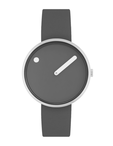 PICTO | 34 MM / THUNDER GREY DIAL / THUNDER GREY LEATHER STRAP