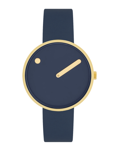 PICTO | 34 MM / MIDNIGHT BLUE DIAL / MIDNIGHT LEATHER STRAP