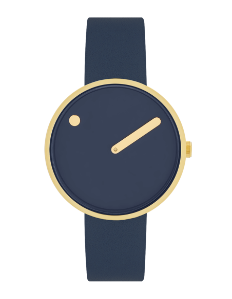 PICTO | 34 MM / MIDNIGHT BLUE DIAL / MIDNIGHT LEATHER STRAP