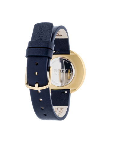 PICTO | 34 MM / MIDNIGHT BLUE DIAL / MIDNIGHT LEATHER STRAP